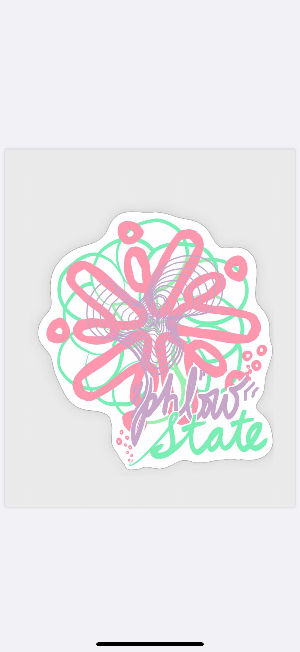 Phlow State Vinyl Sticker