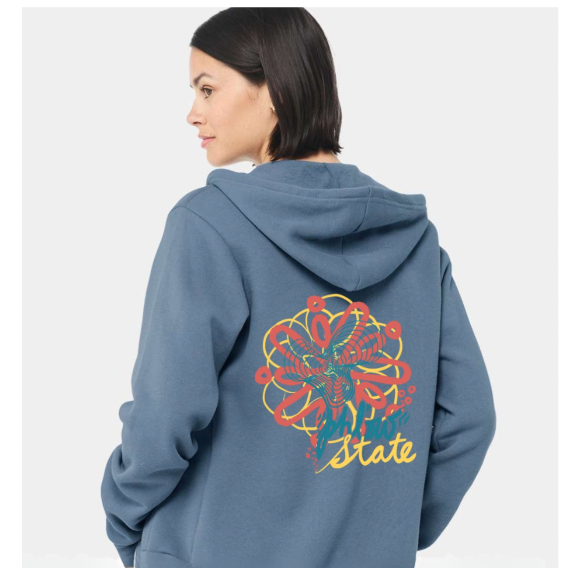 Phlow State Zip-Up Sweatshirt